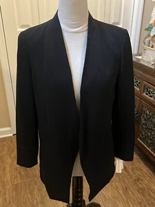 Bar III Women's Black Sleeve Open Front Suit Jacket Blazer Size S NWT - Picture 1 of 8