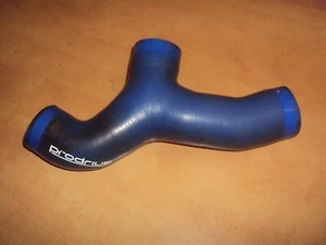 Subaru Impreza Blobeye Bugeye Hawkeye Ladeluftkühler PRODRIVE blau Y Rohr Schlauch - Bild 1 von 18