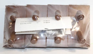 Wood Wall Hanging Double Hooks (Pack Of 4) For Coats Hats Keys 4.25" x 2 3/16" - Picture 1 of 7