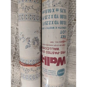 Borden Wall-Tec Vintage Floral Wallpaper - Picture 1 of 4