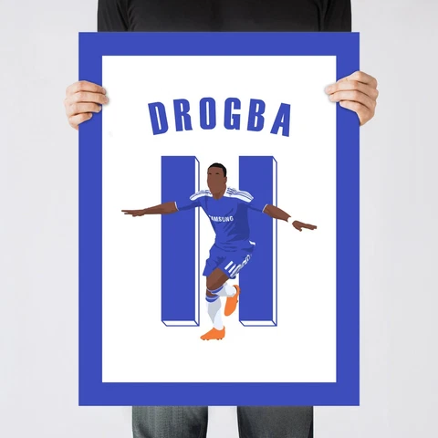 Drogba Header Goal, 2012  UCL Final Chelsea Print/Poster/Wall-Art [Part 2 of 5] Cover