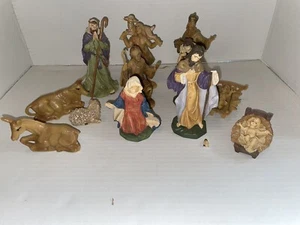 12 FIGURE PRESEPE VINTAGE - Foto 1 di 2