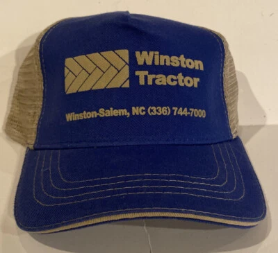 Gorra ajustable Winston Tractor de colección Winston Salem Nc Foto 1 de 4