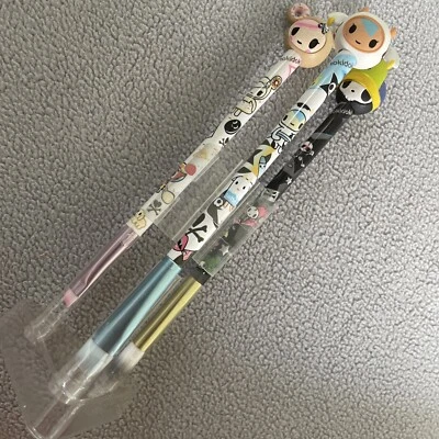 Tokidoki X Sephora 2000s Pittura Sombra de Ojos Maquillaje Brochas Set 3 Tres Pinceles Nuevo Foto 1 de 4