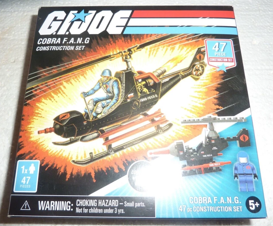 GI Joe Cobra FANG Helicóptero Construcción Militar Set 47 Piezas Nuevo Precintado Foto 1 de 2