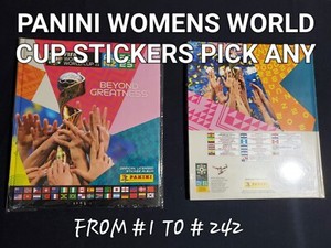 Panini FIFA Women's World Cup 2023 - Stickers #1 to #242 **US Seller**