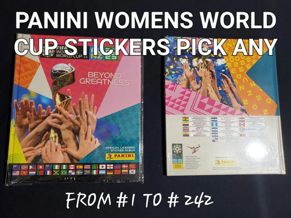 Panini FIFA Women's World Cup 2023 - Stickers #1 to #242 **US Seller** - Image 1 of 1