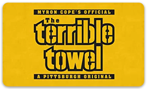 Pittsburgh Steelers Terrible Towel Quote Saying Printed on MAGNET Cover