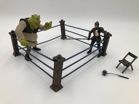 Shrek Deluxe Action Figure Playset WRESTLING SHREK McFarlane Toys Cover