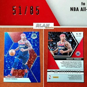 2019-20 Mosaic ISAIAH THOMAS Blue Fast Break Prizm #'d/85 Rare Clean Card - Picture 1 of 5