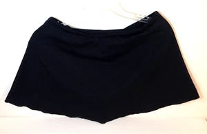 Caribbean Joe Womens Black Shorts / Skirt Elastic Waist Size 12 Missy - Picture 1 of 8
