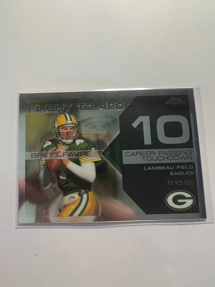 K13,734 - 2007 Topps Chrome Brett Favre Collection #BF10 Brett Favre - Image 1 of 1