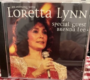 An Evening With Loretta Lynn CD Special Guest Brenda Lee 1984 UK Pressing NM - Imagen 1 de 4
