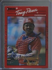 2004 Donruss Timelines Recollection Collection Buyback /16 Tony Pena Auto
