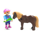 Playmobil Girl Child Figure Pony Equestrian Horse Ranch Farm Stable B