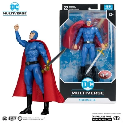 Mcfarlane DC Multiverse Nightmaster (Shadowpact) Red Platinum * 7" Action Figure - Image 1 of 4