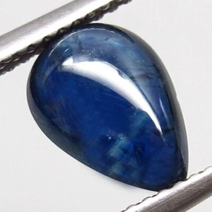 NORMAL HEATED 9x6MM.CLASSIC PEAR DROP DEEP ROYAL BLUE SAPPHIRE MOZAMBIQUE 2.40CT - Picture 1 of 4