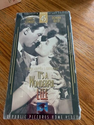 It's a Wonderful Life VHS NEW SEALED - Image 1 of 2