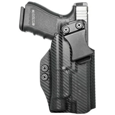 IWB Holster fits: Glock 17 19 19X 26 31 32 33 34 45 TLR-1 - Rounded Gear - Image 1 of 4