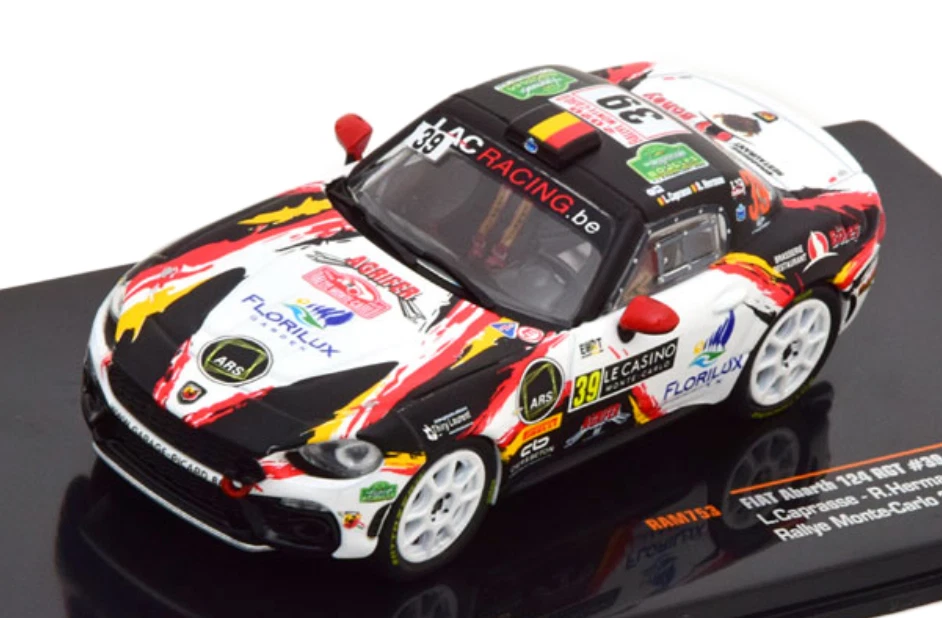 1/43 FIAT ABARTH 124 RGT #39 MONTE CARLO 2020 CAPRASSE HERMAN IXO RAM753 - Immagine 1 di 1