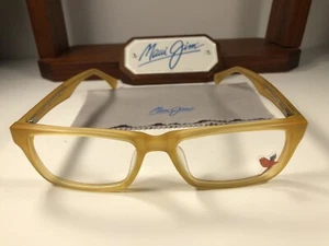 Maui Jim Optical MJO 2204-79AR Golden Yellow Eyeglasses Frames 53/17/143 - Picture 1 of 7