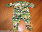 The Children's Place Baby Girls Footie PJ sleepwear 0-3 months green NWT 