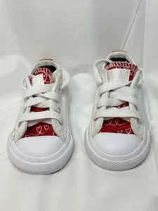 Zapatos Tenis Corazones Converse All Star Mediterranea Niño Pequeño Talla 3c - Imagen 1 de 6
