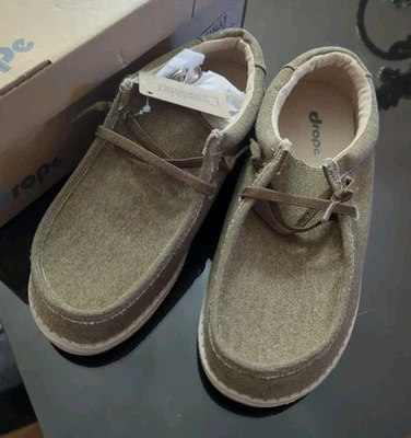 NUEVO CON ETIQUETAS Con Caja Drope Mike Juvenil Verde Oliva/Caqui Niños Zapatos Talla 4 Juveniles  Foto 1 de 4