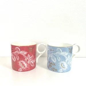 Wedgwood Wonderlust Tonkin Mug Pink Blue Fine Bone China 350ml Used - Picture 1 of 10