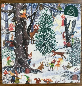 Galison Advent Forest 500-teiliges Puzzle 20" x 20" EUC - Bild 1 von 3