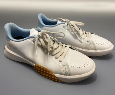 Zapatos de golf G/Fore G4 G.112 para hombre sin clavos talla 9 blancos/azules Nimbus con cordones Foto 1 de 4