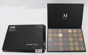 Morphe 35R Ready Set Gold Artistry Palette Eyeshadow Guide 35 Colors w BOX NEW - Picture 1 of 5