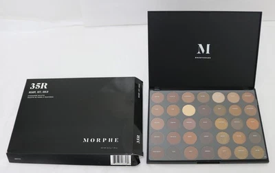 Morphe 35R Ready Set Gold Artistry Palette Eyeshadow Guide 35 Colors w BOX NEW - Image 1 of 4