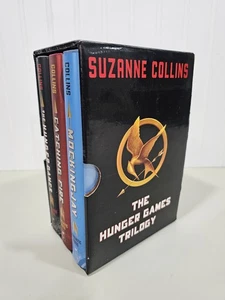 The Hunger Games Trilogy Boxed Set Hardcover Books By Suzanne Collins MINT Books - Picture 1 of 9