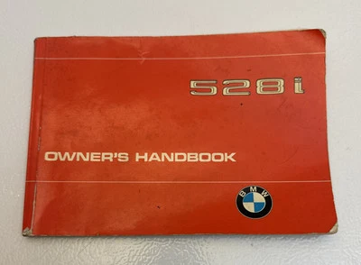 BMW E12 528i 1979 1980 manual del propietario manual de colección original excelente información Foto 1 de 4