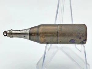 Petrol Lighter Bottle Shaped Vintage Metal Smoking Device Collectible USSR - Picture 1 of 12