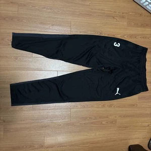 PUMA Youth XL Soccer Training Pants Black Slim Tapered Track Joggers #3 New - Picture 1 of 5