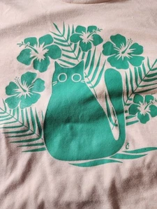 Cat Lady Womens  Size XL  Tee Cream Color  - Picture 1 of 5