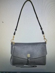 Rebecca Minkoff Zip-Top Shoulder Bag, Black-New With Tags - Picture 1 of 10