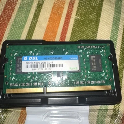 Genuine Synology Memory Module 2GB DDR3-1600 03-402G853B0  CL11 SODIMM - Image 1 of 2