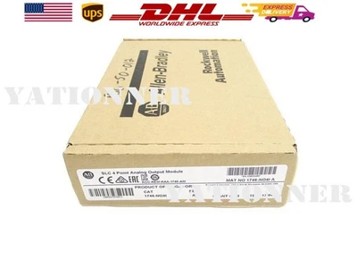 New Sealed Allen-Bradley 1746-NO4I PLC Analog Ouput Module 1746NO4I - Image 1 of 4