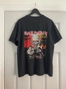 Camiseta De Colección 1993 Iron Maiden A Real Dead One Tour Talla XL Negra - Imagen 1 de 11