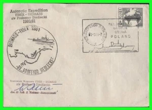 Polen 1981 Biomasse-FIBEX, Antarktisexpedition Gütesiegel signiert Cover - Bild 1 von 1