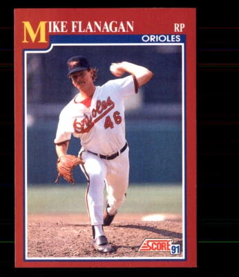 1991 Score Rookie & Traded #2T Mike Flanagan Baltimore Orioles - Image 1 of 2
