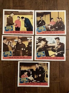 Three Stripes In The Sun   - 1955   Original Lobby Card - Aldo Ray