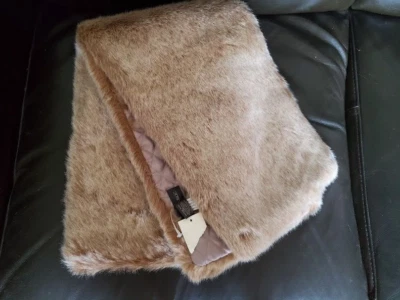 Banana Republic Faux Fur Scarf - Image 1 of 4