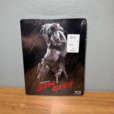 Sin City (Blu-ray, 2015, Steelbook) New Sealed DENTED Foto 1 de 4