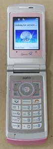 Sanyo Katana II 6650 Sprint rosa vintage testato perfettamente funzionante 0428-01M - Foto 1 di 6
