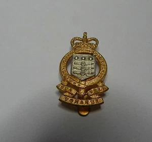 Royal Army Ordnance Corps Staybrite cap Badge  Queens Crown genuine issue b2 - Picture 1 of 3