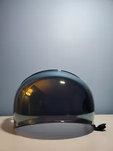 Bell Bullitt Helmet Bubble Face Shield - Gold Iridium - Black Clasp - Picture 1 of 4